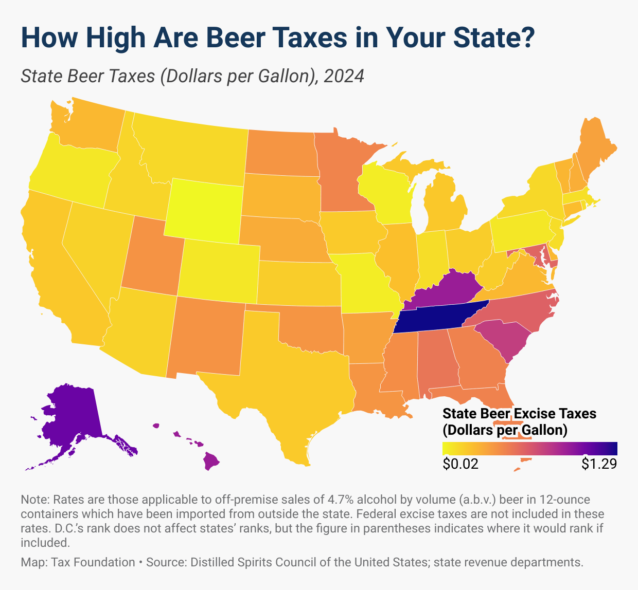 Beer Taxes By State How High Are Beer Taxes In Your State 