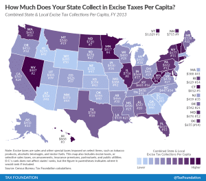 State & Local Excise Tax Collections per Capita, FY 2015