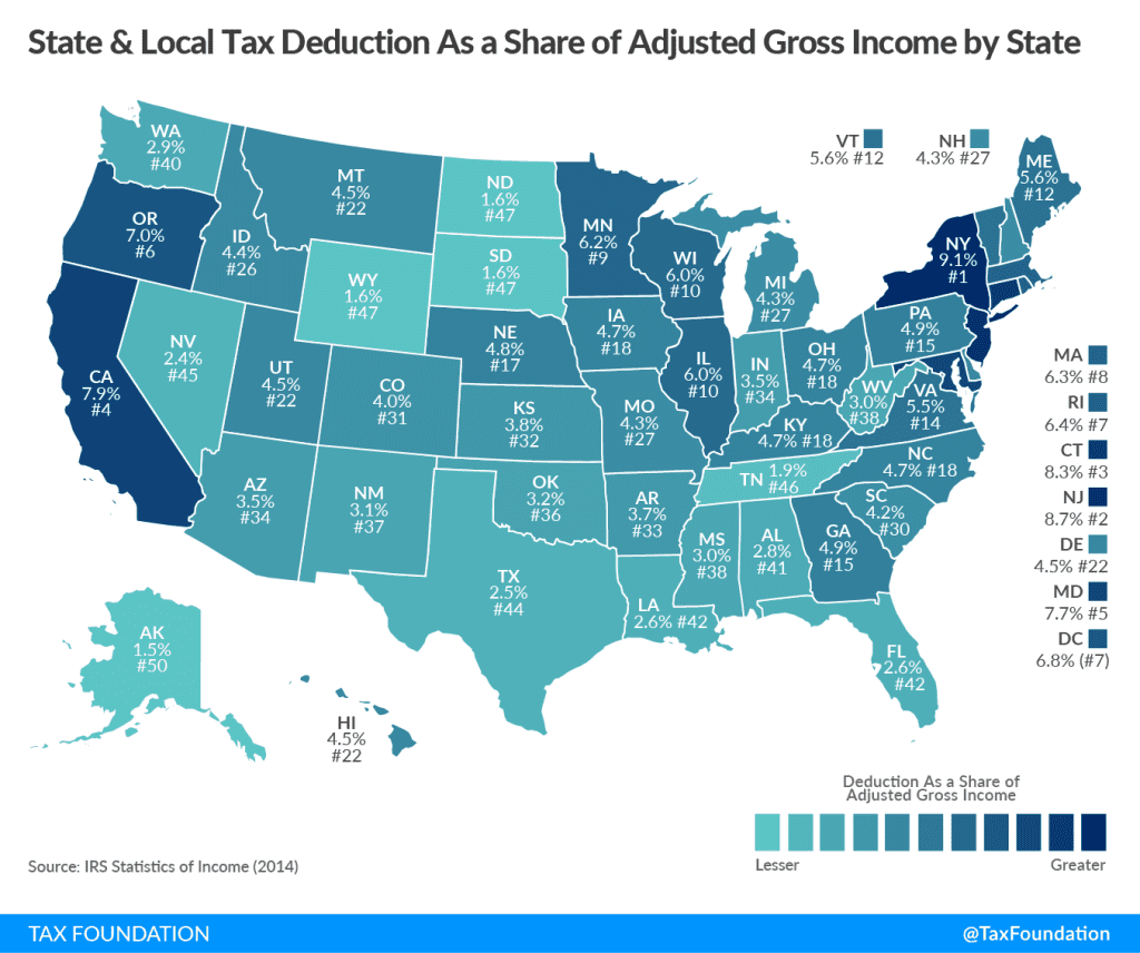 The State And Local Tax Deduction A Primer 9104