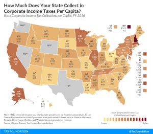 How much does your state collect in corporate income taxes per capita?