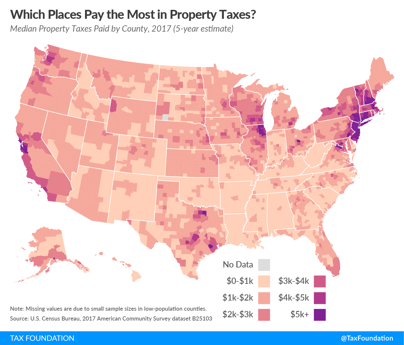 Property Taxes by County Interactive Map Tax Foundation