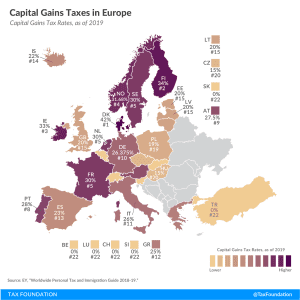 Capital gains taxes in Europe. See capital gains tax rates in Europe.