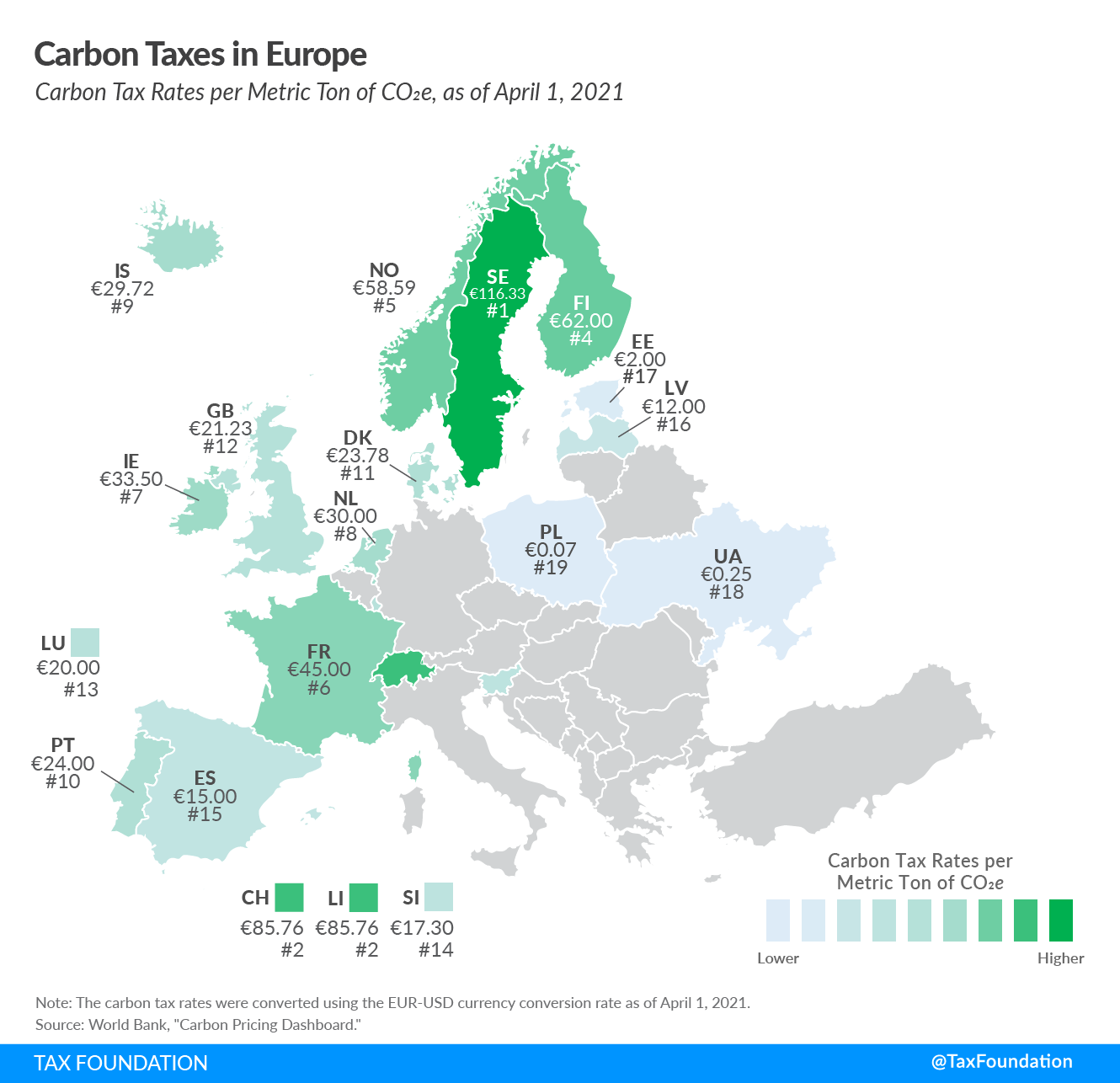 2021 Carbon Taxes in Europe Which European Countries have a carbon European Countries have a carbon tax Sweden