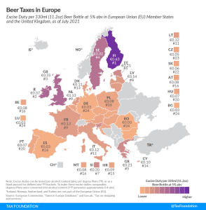 2021 beer taxes in europe. Beer excise tax rates in Europe. Compare tax on beer in Germany with tax on beer in Ireland on International Beer Day 2021