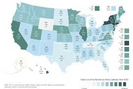 Total tax burden by state 2022 state and local tax burdens (2022 state and local taxes)