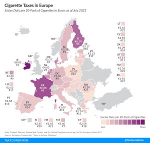 Cigarette taxes in the EU cigarette tax rates EU tobacco Europe taxes