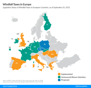 Windfall tax Europe 2023 windfall profits taxes in EU windfall tax What European Countries Are Doing about Windfall Profit Taxes and Windfall Tax policies in Europe Bloomberg Tax