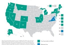 State recreational marijuana taxes as of April 2023 state cannabis tax rates