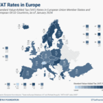 2024 VAT rates in Europe, including value-added tax or 2024 EU VAT rates data