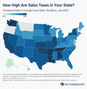 2024 sales tax rates by state midyear July 1st 2024 sales taxes by state including local sales taxes