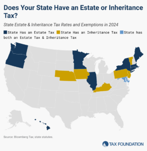 Estate and Inheritance Taxes by State, 2024