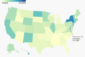 State and Local Tax Collections Per Capita by State, 2026 State and Local Tax Burdens by State