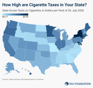 Cigarette Tax Rates by State, 2026