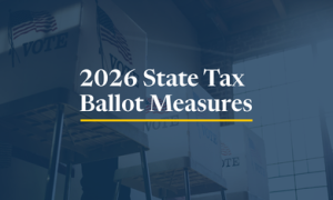 2026 State Tax Ballot Measures